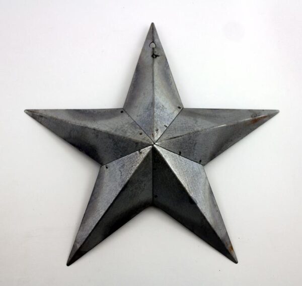 Galvanized Star Wall Decor - 10cm