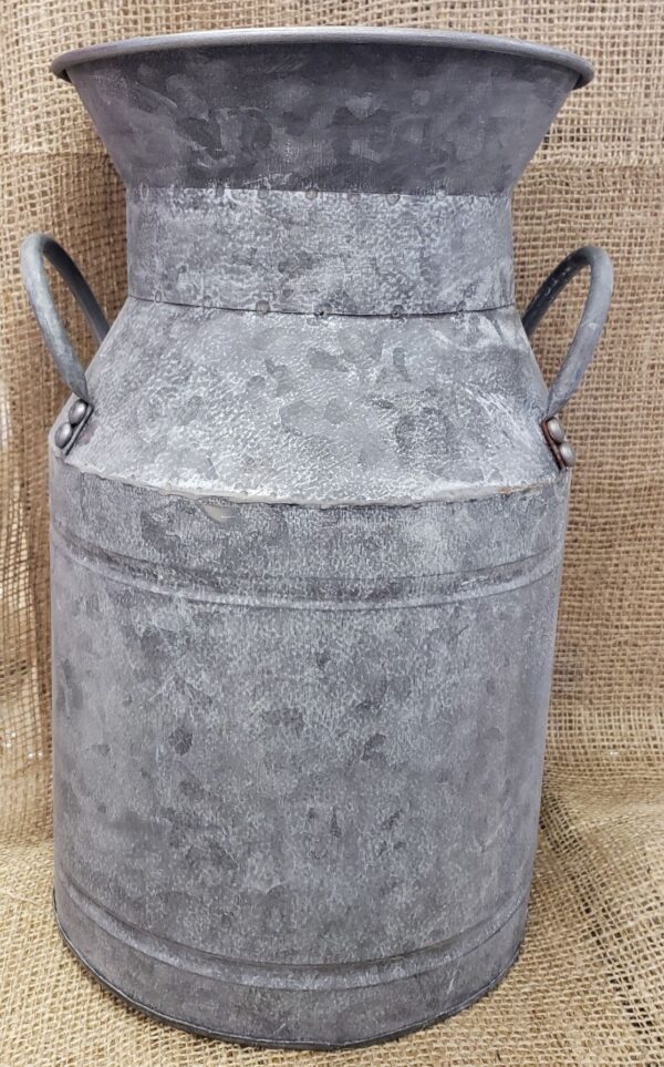 Galvanized Milk Jug